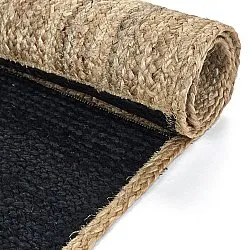 Jute rug - Khulna (natural/black)