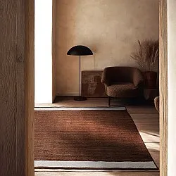 Jute rug - Senaki (brown/white)