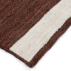 Jute rug - Senaki (brown/white)