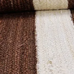 Jute rug - Senaki (brown/white)