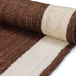 Jute rug - Senaki (brown/white)