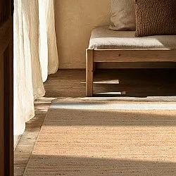 Jute rug - Senaki (natural/white)