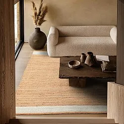 Jute rug - Senaki (natural/white)
