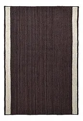 Jute rug - Senaki (dark taupe/white)
