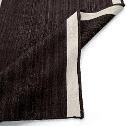 Jute rug - Senaki (dark taupe/white)