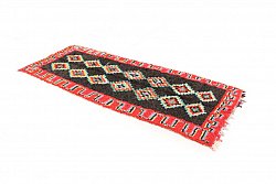 Moroccan Berber rug Boucherouite 300 x 120 cm