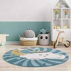 Childrens rugs - Night Clouds Round (multi)