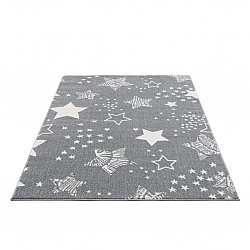 Childrens rugs - Stars (grey)