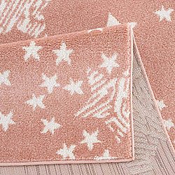 Childrens rugs - Stars (pink)