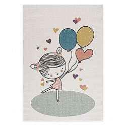 Childrens rugs - Balloon Girl (multi)
