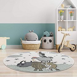 Childrens rugs - Animal Friends Round (multi)