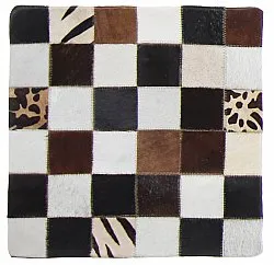 Cowhide cushion (cushion cover) 45 x 45 cm