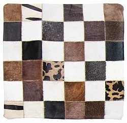 Cowhide cushion (cushion cover) 45 x 45 cm