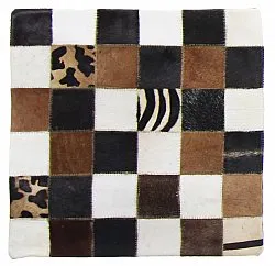 Cowhide cushion (cushion cover) 45 x 45 cm