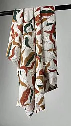 Kitchen towels 2-pack - Amalie (beige/rust)