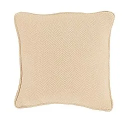 Cushion cover - Denisa Fishbone (beige/white)