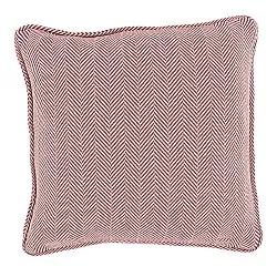 Cushion cover - Denisa Fishbone (red/white)