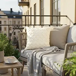 Cushion cover - Doria (off-white)