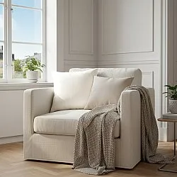 Cushion cover - Luana (white)