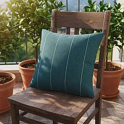 Cushion cover - Martina Stripe (blue/white)