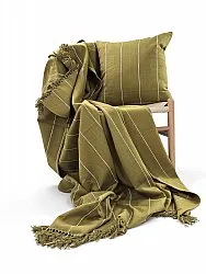 Cushion cover - Martina Stripe (green/white)