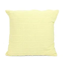 Cushion cover - Nalani cotton cushion cover (light yellow)