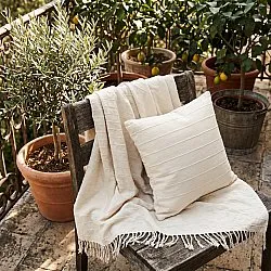 Throws - Nalani cotton throw (cream)