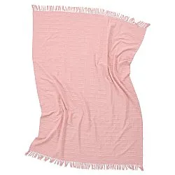 Throws - Nalani cotton throw (pink)