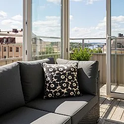 Cushion cover - Onsala (black/white)