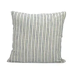Cushion cover - Rumi stripe cotton cushion cover (cream/navy/light green)