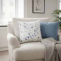 Cushion cover - Stavanger Embroidered Cushion Cover (multi)