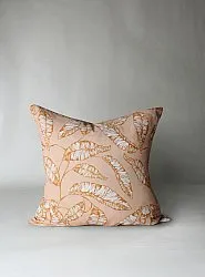 Cushion cover - Leaves (orange)