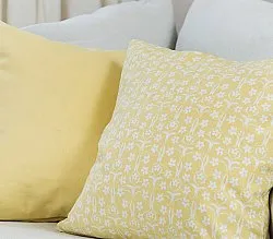Cushion covers 2-pack - Ella (yellow)