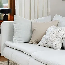 Cushion covers 2-pack - Katri (beige)