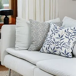 Cushion covers 2-pack - Lilja (blue)