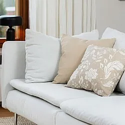 Cushion covers 2-pack - Onni (beige)