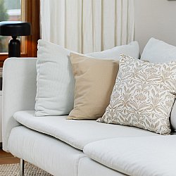 Cushion covers 2-pack - Viola (beige)