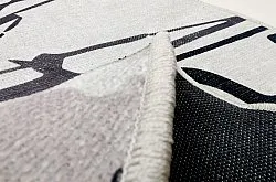 Round rug - Lawrance (grey/white)