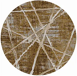 Round rug - Lagos (brown)