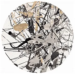 Round rug - Lawrance (grey/white)