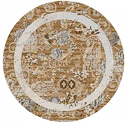 Round rug - Lefkada (brown/multi)