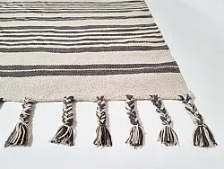 Cotton rug - Lehi (grey)