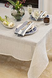 Linen tablecloth - Leia (white)