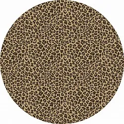 Round rug - Leopard (brown)