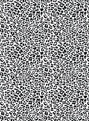 Wilton rug - Leopard (black/white)