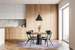 Round rug - Tarnos (lila)