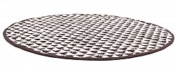 Round rugs - Lindby (black/white)