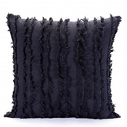 Cushion cover - Boho Linen 45 x 45 cm (dark blue)