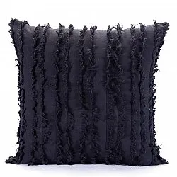Cushion cover - Boho Linen 45 x 45 cm (dark blue)