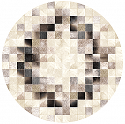 Round rug - Livada (white/multi)